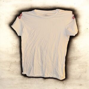 Men’s Plain White Tee - George - size: Small